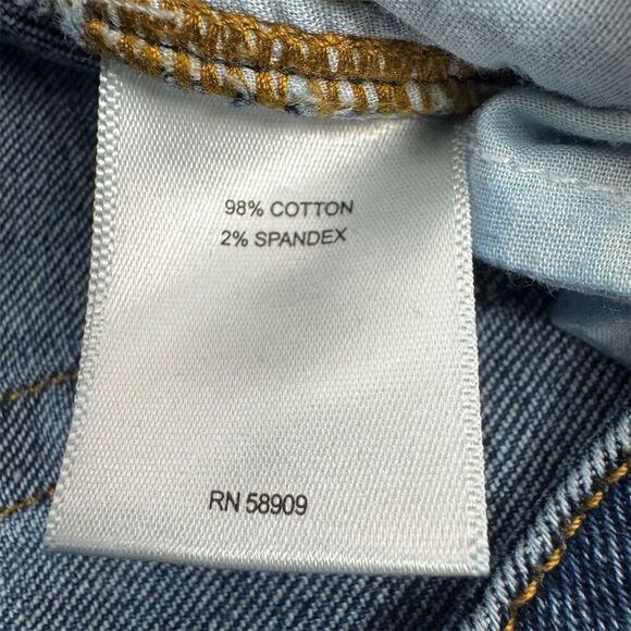 a loves a Women's Straight Leg Dark Wash Denim Jeans Size M - Picture 5 of 14